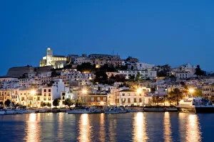 Harbour, Dalt Vila, Eivissa, Ibiza, the Balearic Islands, Spain