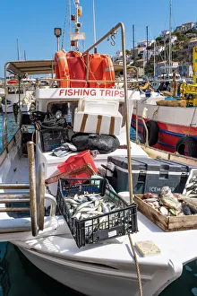 Hydra Town Prints: Harbour of Hydra Town, Hydra (Ydra), Saronic Islands, Greece