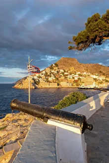 Hydra Prints: Harbour of Hydra Town, Hydra (Ydra), Saronic Islands, Greece