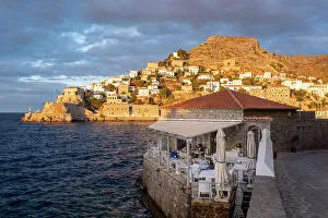 Hydra Prints: Harbour of Hydra Town, Hydra (Ydra), Saronic Islands, Greece
