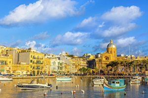 The Harbour at Kalkara, Malta, Southern Europe
