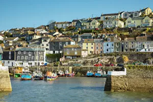 Images Dated 26th April 2021: Harbour at Mevagissey, Cornwall, England, UK