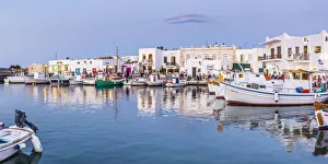 Harbour at Naousa, Paros, Cyclade Islands, Greece