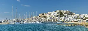 Harbour of Naxos Town, Naxos, Cyclade Islands, Greece