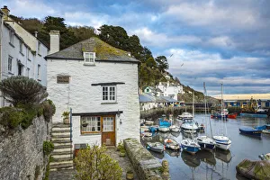 Harbour, Polperro, Cornwall, England, UK