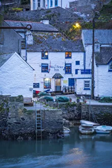 Harbour, Polperro, Cornwall, England, UK