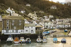 Images Dated 20th March 2021: Harbour, Polperro, Cornwall, England, UK