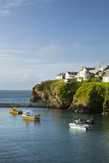 Images Dated 1st September 2021: Harbour at Port Isaac, Cornwall, England, UK
