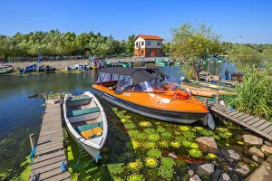 Hans Georg Eiben Prints: Harbour of Saint George, Danube Delta, Dobrudscha, Romania