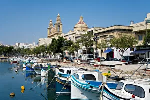 Images Dated 4th April 2011: Harbour, St. Joseph Church, Msida, Malta