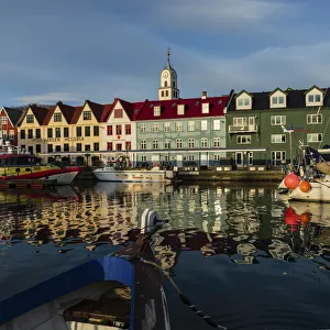 Torhsavn Prints: The harbour in Torshavn. Streymoy, Faroe Islands