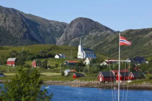 Images Dated 17th November 2010: The harbour town of Malnes, Vesteralen, Nordland, Norway