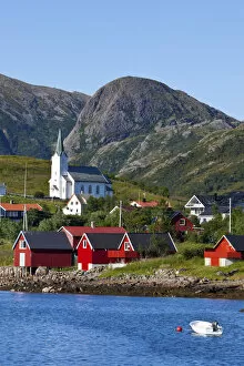 Images Dated 17th November 2010: The harbour town of Malnes, Vesteralen, Nordland, Norway
