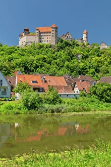 Romantic Road Prints: Harburg Castle, Harburg, Romantic Road, Swabia, Bavaria; Germany
