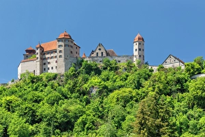 Romantic Road Prints: Harburg Castle, Harburg, Romantic Road, Swabia, Bavaria; Germany