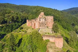 Images Dated 13th August 2020: Hardenburg castle near Bad Durkheim, Palatinate wine road, Rhineland-Palatinate, Germany