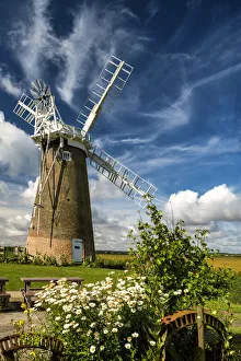 Upright Prints: Hardley Mill, Hardley, Norfolk, England