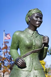 Images Dated 5th December 2011: Harriet Tubman Memorial in Harlem, New York, USA