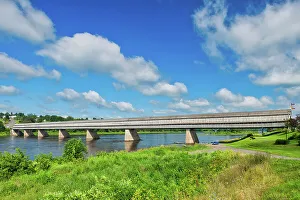 Hartland Prints: Hartland covered bridge- World's longest, Hartland, NB, Canada Hartland NB Canada