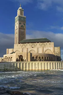 Images Dated 21st December 2016: Hassan II mosque (1986-1993), Casablanca, Morocco