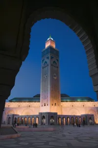 Casa Blanca Prints: Hassan II Mosque, Casablanca:, Morocco