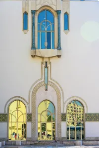 City Centre Prints: Hassan II mosque exterior and courtyard, Casablanca, Casablanca-Settat, Morocco
