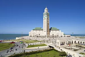 Images Dated 9th June 2011: Hassan II Mosque, the third largest mosque in the world, Casablanca, Morocco, North