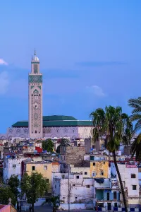 City Centre Prints: Hassan II Mosque and minaret, Casablanca, Casablanca-Settat, Morocco