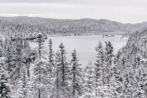 Great Lake Prints: Hattie Cove in witer on Lake Superior, Pukaskwa National Park, Ontario, Canada