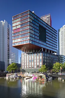 Rotterdam Prints: Havensteder building in Leuvehaven, Rotterdam, Zuid Holland, Netherlands