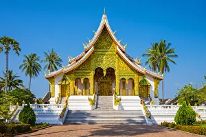 Haw Pha Bang temple on the grounds of the Royal Palace, Luang Prabang, Louangphabang