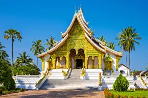 Haw Pha Bang temple on the grounds of the Royal Palace, Luang Prabang, Louangphabang