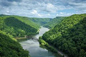 West Virginia Prints: Hawksnest State Park, West Virginia, USA