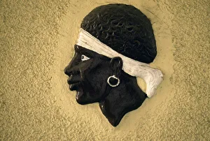 Symbolic Prints: Head of Corsica, Emblem of Corsica, France
