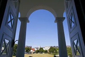 Norderney Prints: Health resort hotel, Norderney, East Friesland, Germany
