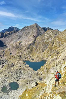 Heart Prints: The heart of Orobie alps, Gelt lake in Seriana valley