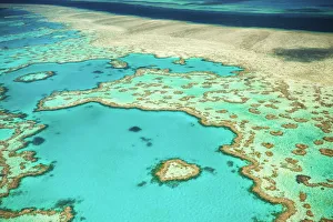 Clear Prints: Heart Reef, Great Barrier Reef, Queensland, Australia