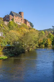 Heimbach castle, Rur valley, Eifel, North Rhine-Westphalia, Germany