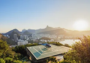 Helipad on top of the Morro da Urca, Rio de Janeiro, Brazil