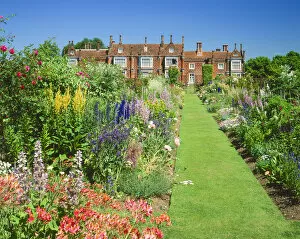 Pathway Collection: Helmingham Hall Gardens, Helmingham, Suffolk, England