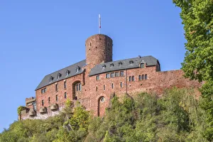 Hengebach castle at Heimbach, Rur valley, Eifel, North Rhine Westphalia, Germany