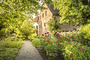 Herb garden of the Hornbach Monastery in Hornbach, Rhineland-Palatinate, Germany Herb garden of the Hornbach Monastery in Hornbach, Rhineland-Palatinate, Germany