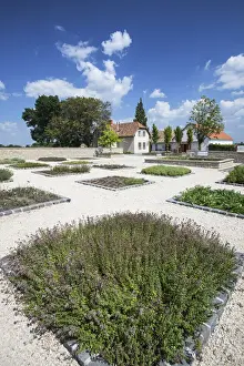 Herb garden, Pannonhalma Abbey (UNESCO World Heritage Site), Pannonhalma, Western
