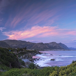 Hermanus at sunset, Western Cape, South Africa