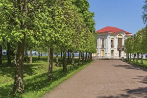 Peterhof Prints: The Hermitage Pavilion in the Lower Gardens, Peterhof, Saint Petersburg, Russia