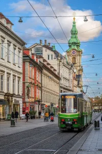 Graz Prints: Herrengasse street, Graz, Styria, Austria