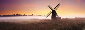 Herringfleet Mill at Sunrise, Suffolk, England