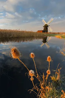 Mill Prints: Herringfleet Mill & Teesle, Herringfleet Suffolk, England