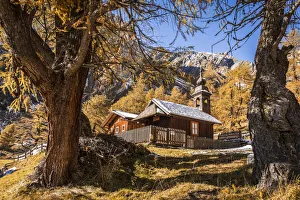 Herz Jesu chapel on the alp Joergnalm in Koednitztal, Kals am Grossglockner, East Tyrol, Austria