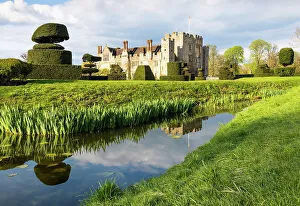 Grade I Prints: Hever Castle, 13th century double moated castle